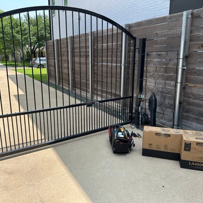 Residential metal gate and frame project