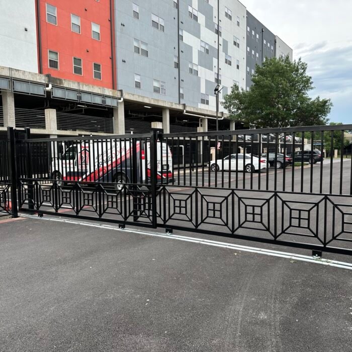 Commercial metal gate project in Dallas Fort Worth