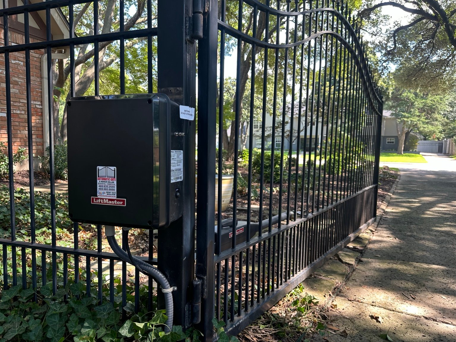 Automatic gate service for a Preston Hollow Texas property